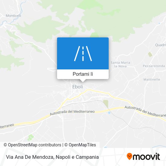 Mappa Via Ana De Mendoza