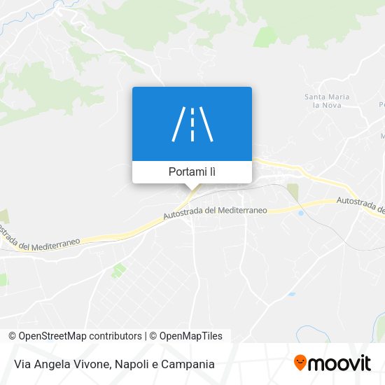 Mappa Via Angela Vivone