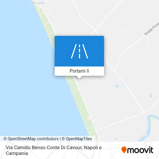 Mappa Via Camillo Benso Conte Di Cavour