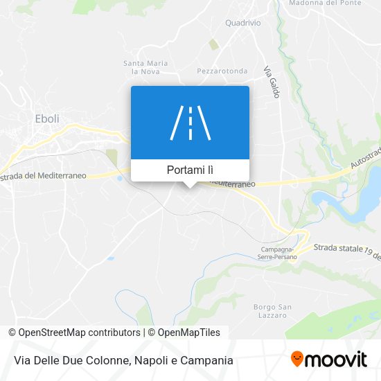 Mappa Via Delle Due Colonne