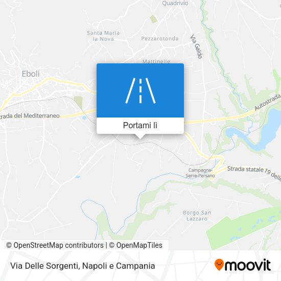 Mappa Via Delle Sorgenti