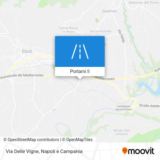 Mappa Via Delle Vigne