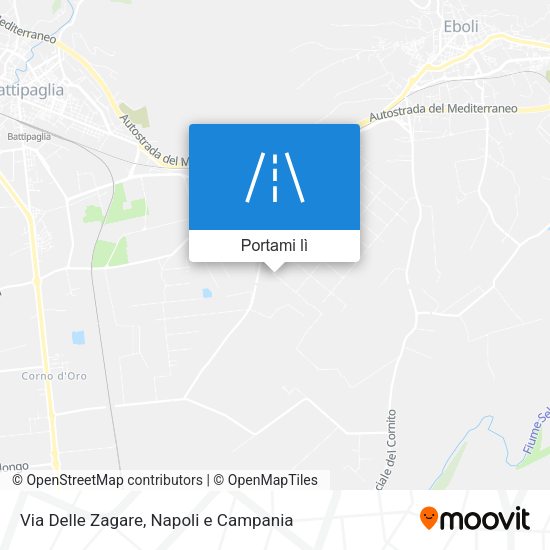 Mappa Via Delle Zagare