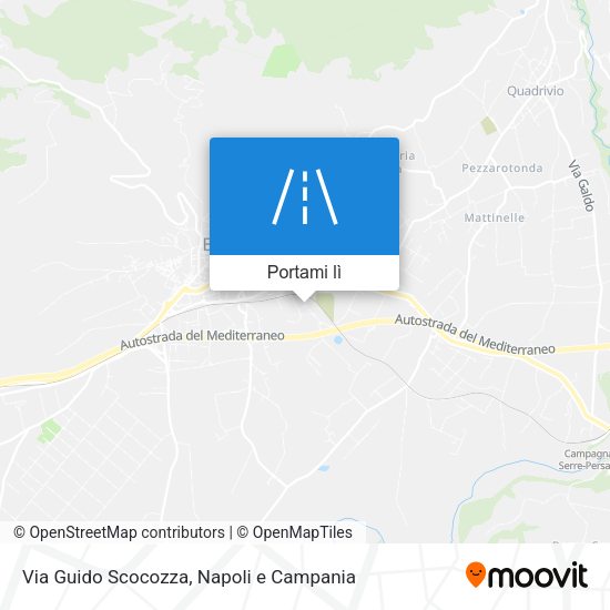 Mappa Via Guido Scocozza