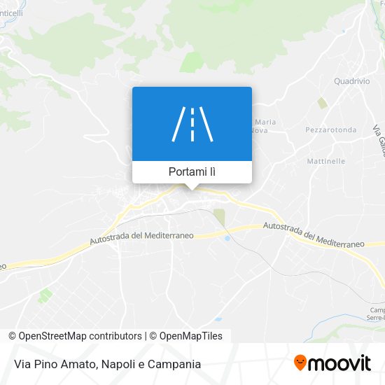 Mappa Via Pino Amato