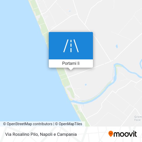 Mappa Via Rosalino Pilo