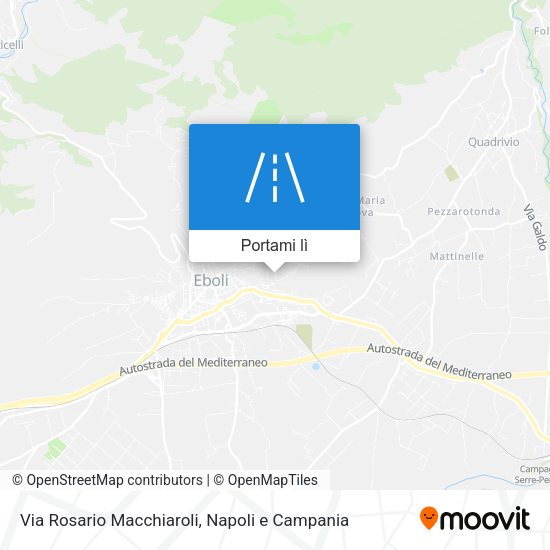 Mappa Via Rosario Macchiaroli