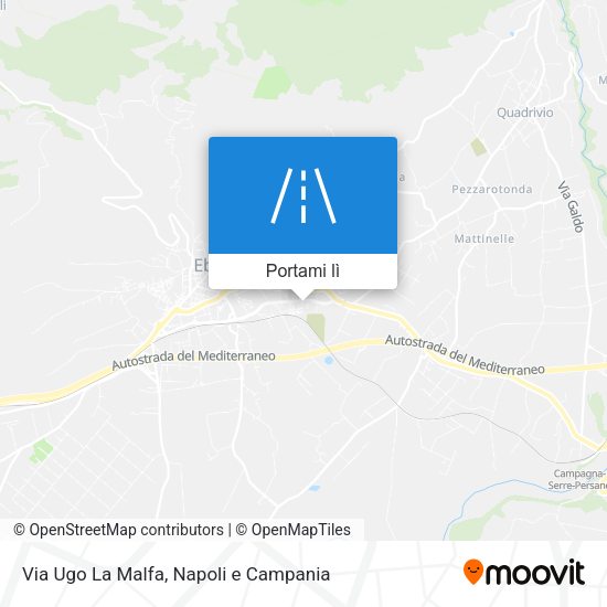 Mappa Via Ugo La Malfa