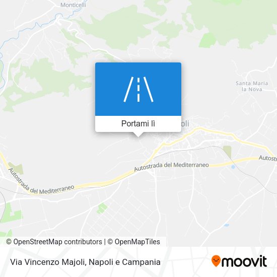 Mappa Via Vincenzo Majoli