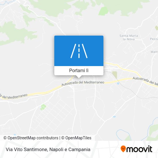 Mappa Via Vito Santimone