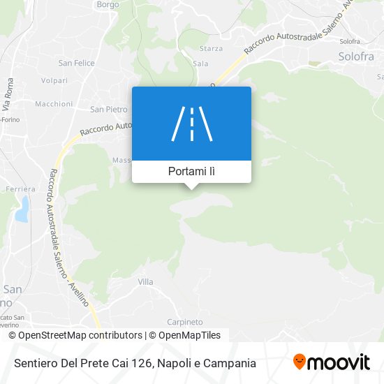 Mappa Sentiero Del Prete Cai 126