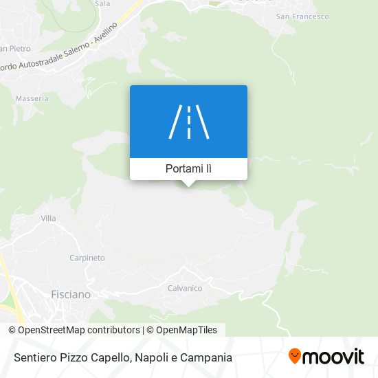 Mappa Sentiero Pizzo Capello