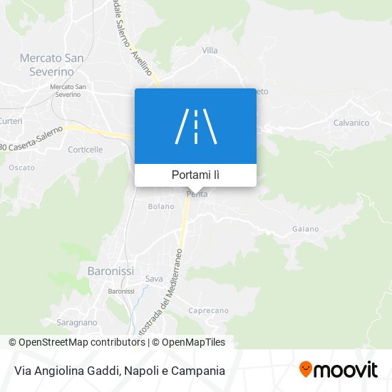 Mappa Via Angiolina Gaddi