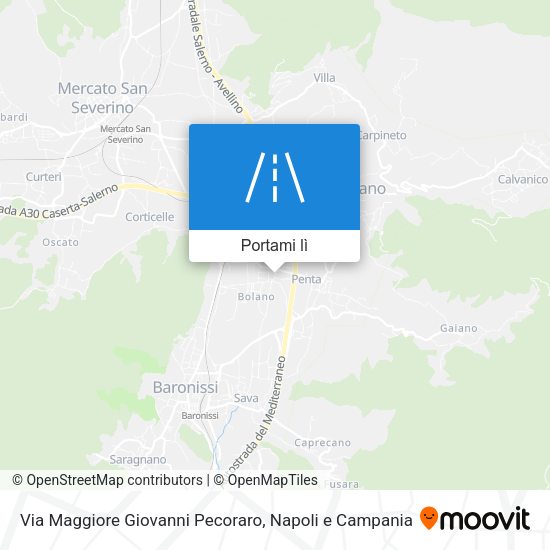 Mappa Via Maggiore Giovanni Pecoraro
