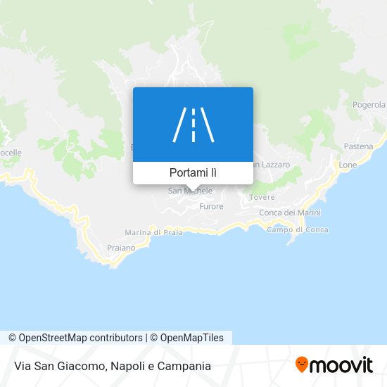 Mappa Via San Giacomo