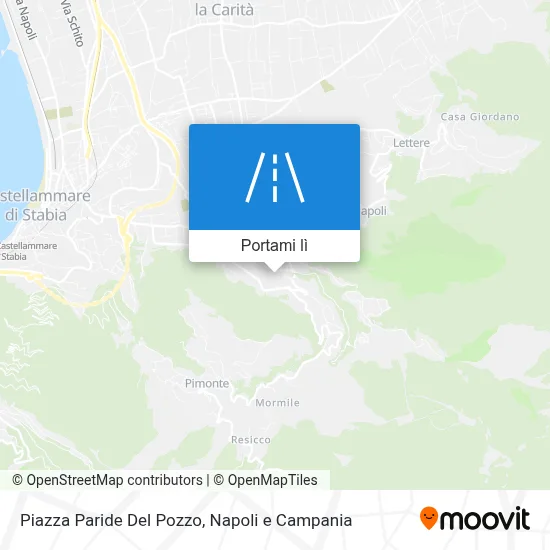 Mappa Piazza Paride Del Pozzo