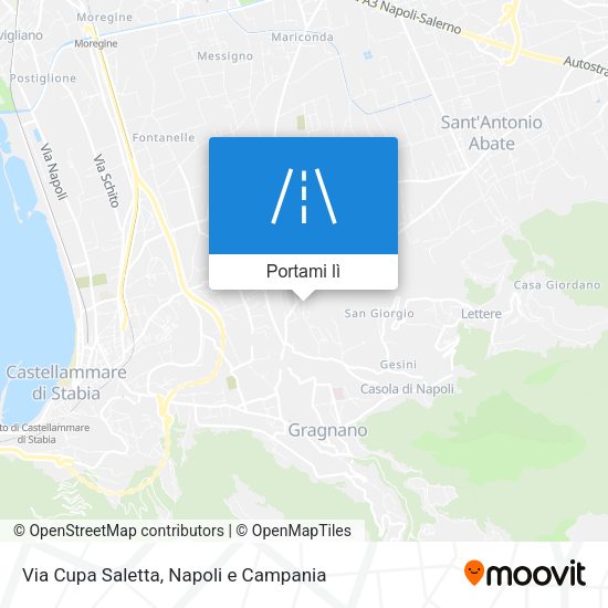 Mappa Via Cupa Saletta