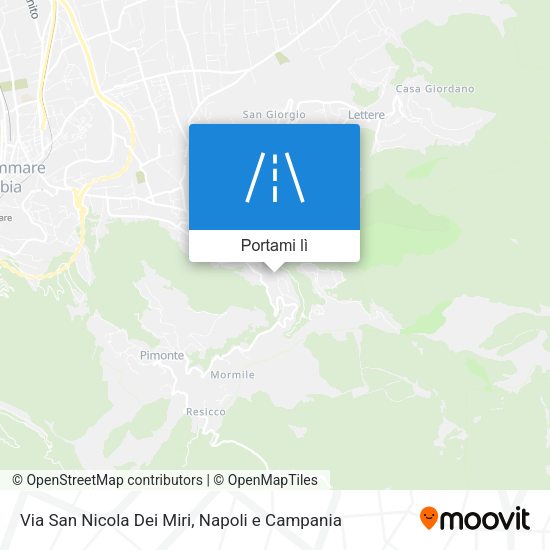 Mappa Via San Nicola Dei Miri