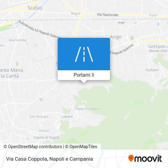 Mappa Via Casa Coppola