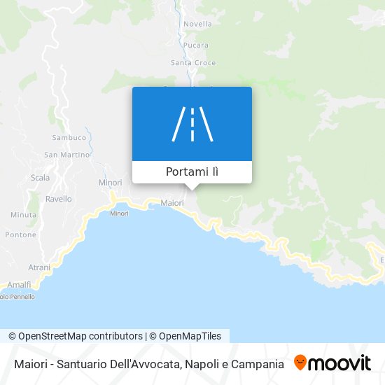 Mappa Maiori - Santuario Dell'Avvocata