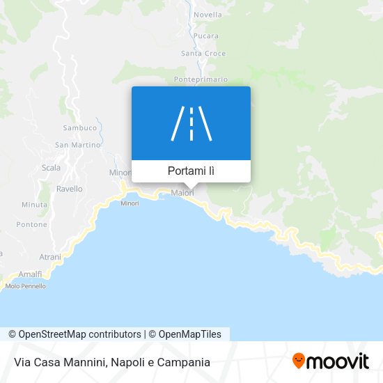 Mappa Via Casa Mannini