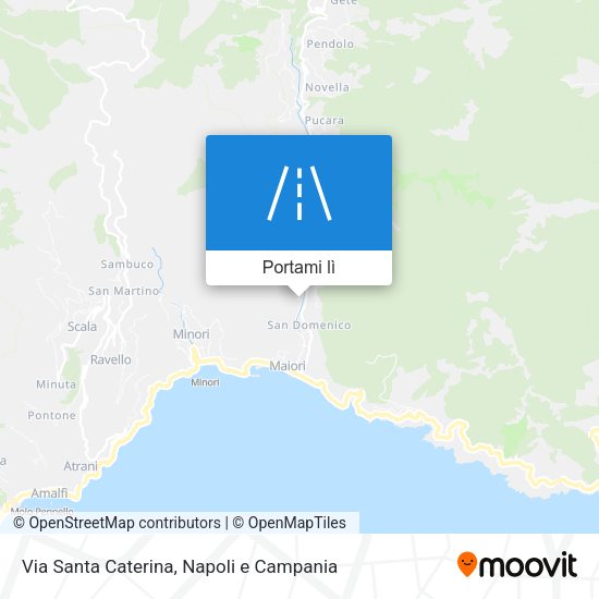 Mappa Via Santa Caterina