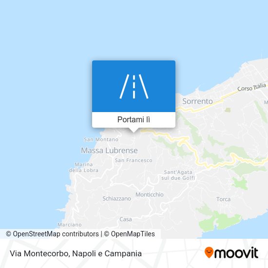 Mappa Via Montecorbo