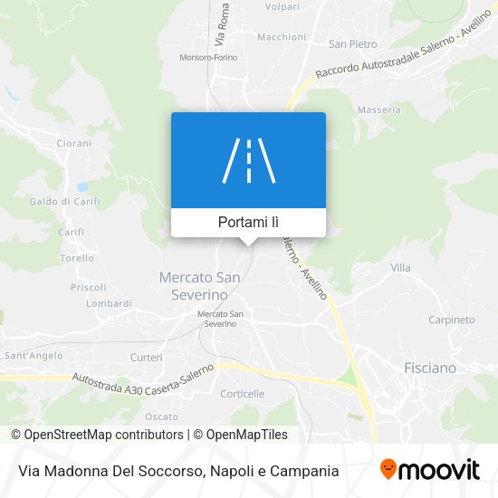 Mappa Via Madonna Del Soccorso