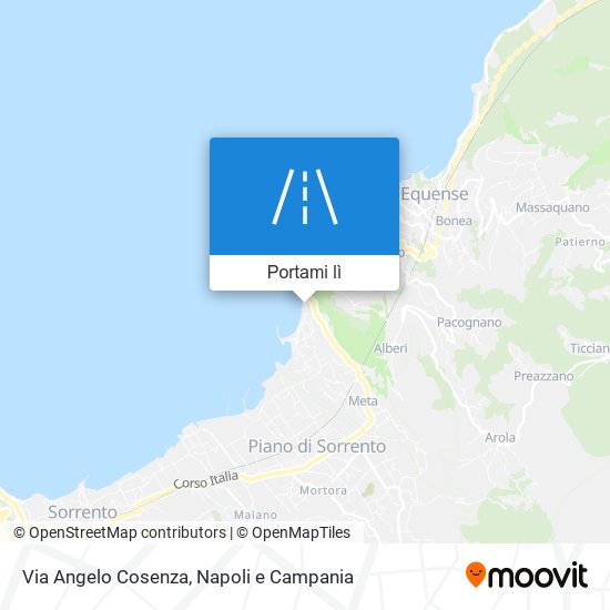 Mappa Via Angelo Cosenza