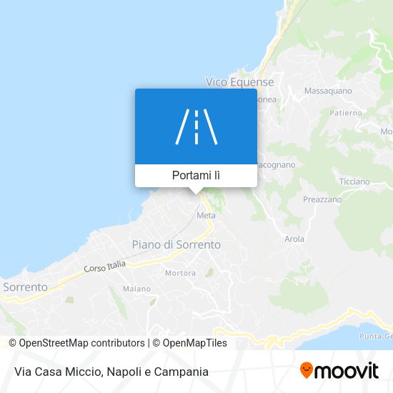 Mappa Via Casa Miccio