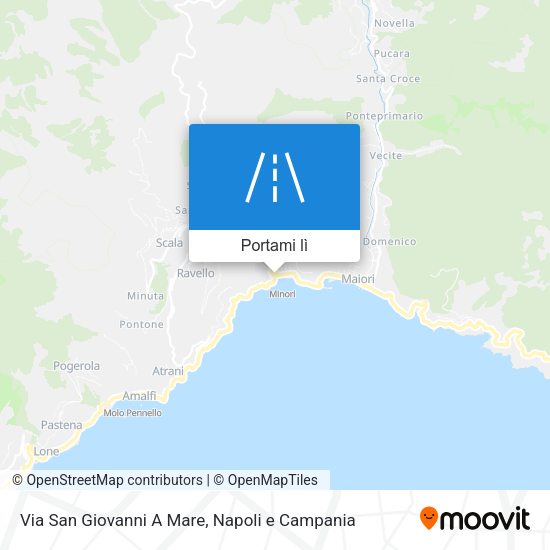 Mappa Via San Giovanni A Mare
