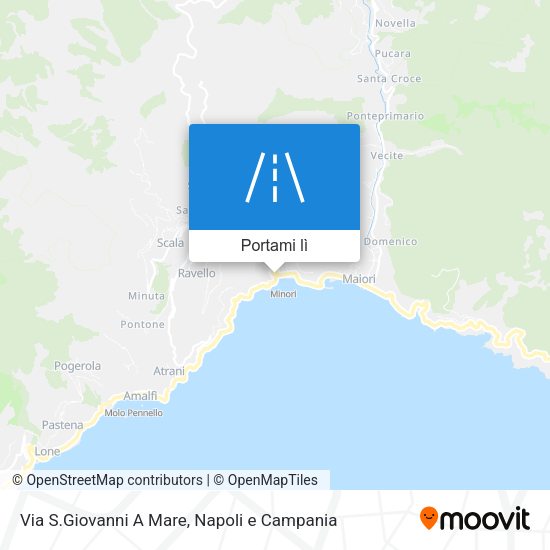Mappa Via S.Giovanni A Mare