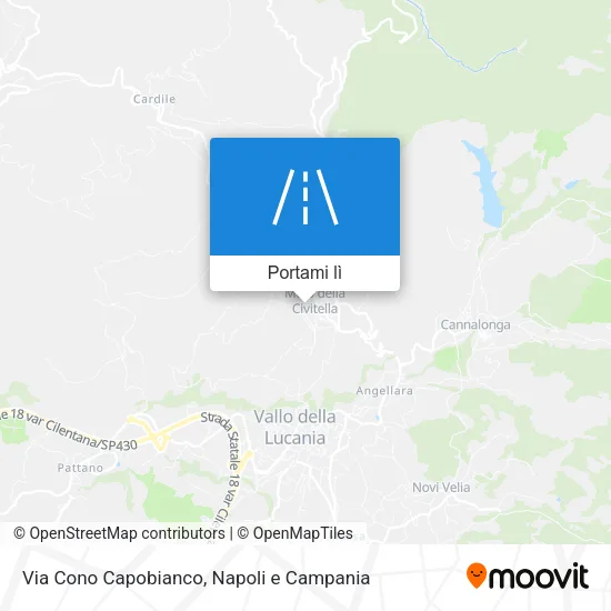 Mappa Via Cono Capobianco