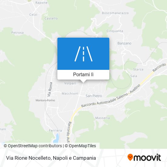 Mappa Via Rione Nocelleto
