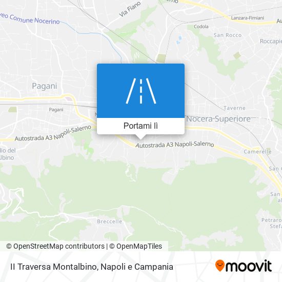 Mappa II Traversa Montalbino