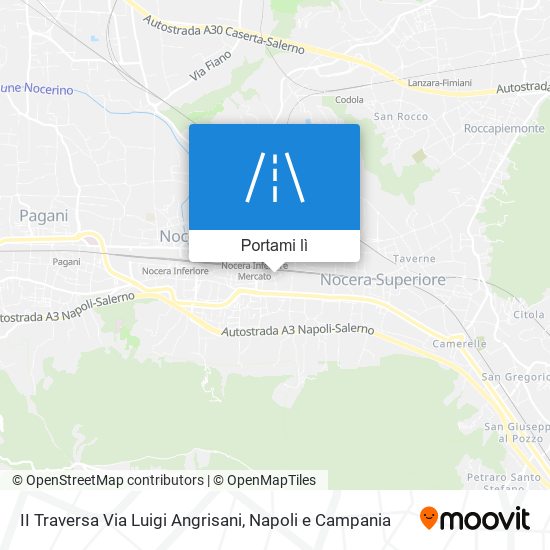 Mappa II Traversa Via Luigi Angrisani