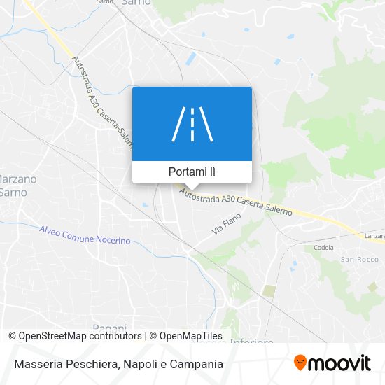 Mappa Masseria Peschiera