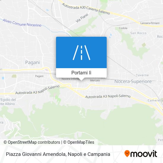 Mappa Piazza Giovanni Amendola