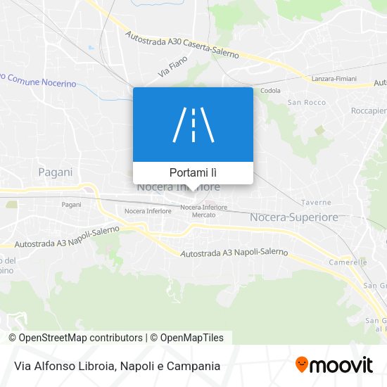 Mappa Via Alfonso Libroia