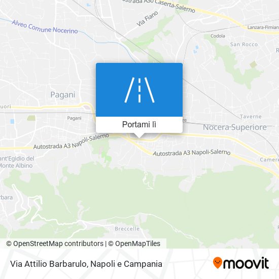 Mappa Via Attilio Barbarulo