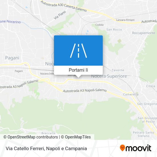 Mappa Via Catello Ferreri