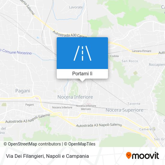 Mappa Via Dei Filangieri