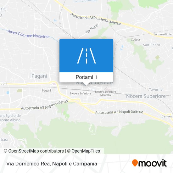 Mappa Via Domenico Rea