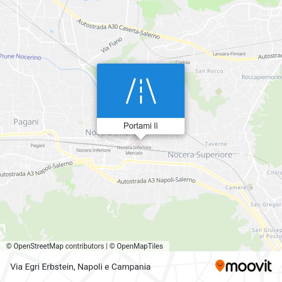Mappa Via Egri Erbstein