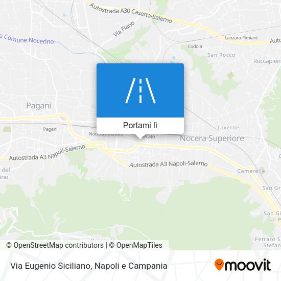 Mappa Via Eugenio Siciliano