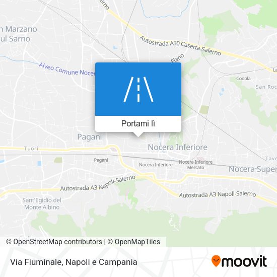 Mappa Via Fiuminale
