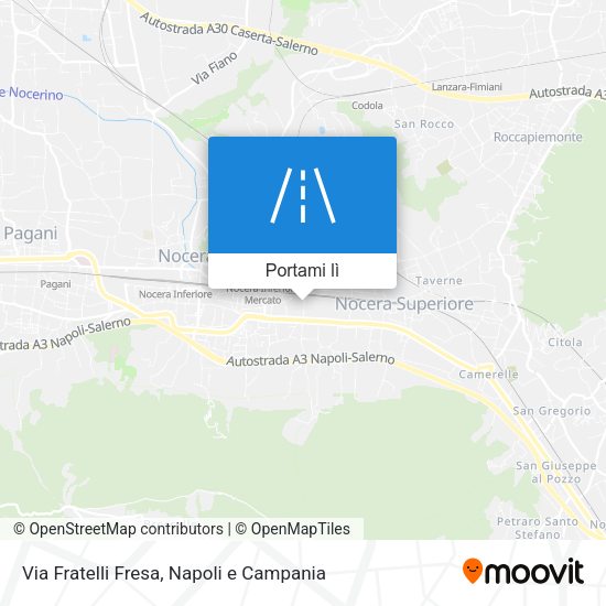 Mappa Via Fratelli Fresa