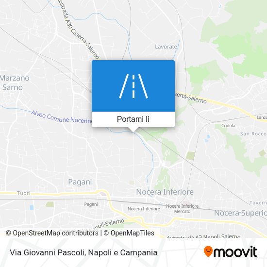 Mappa Via Giovanni Pascoli