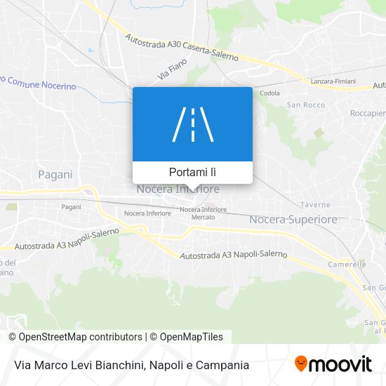Mappa Via Marco Levi Bianchini