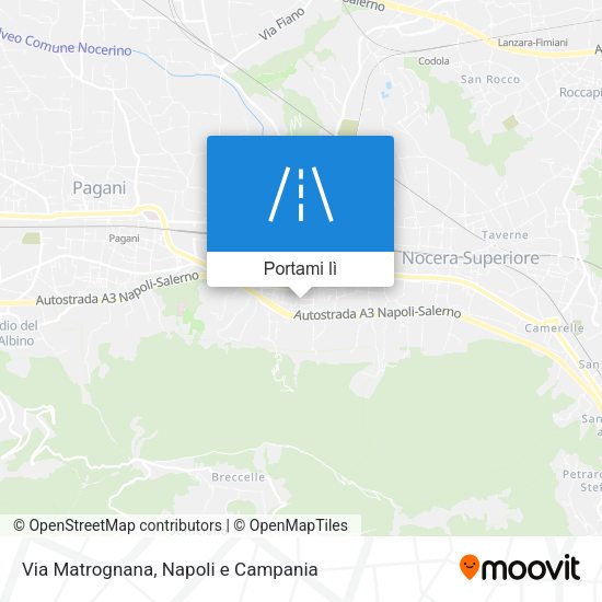 Mappa Via Matrognana